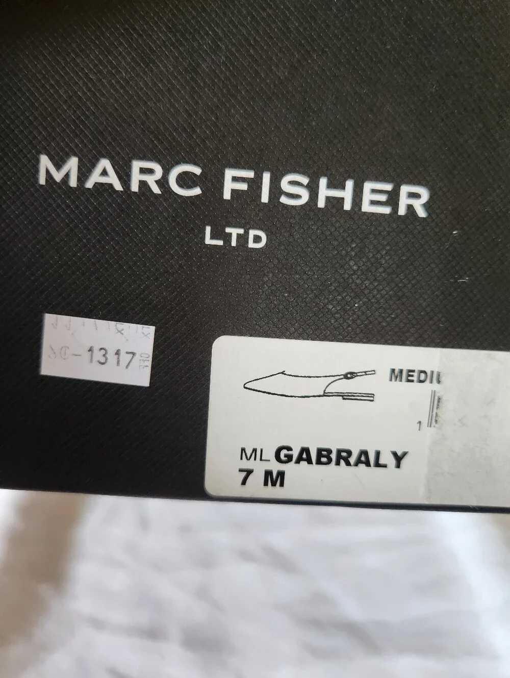Marc Fisher LTD Gabraly Leopard Calf Hair Slingback Flats Pointed Toe 7